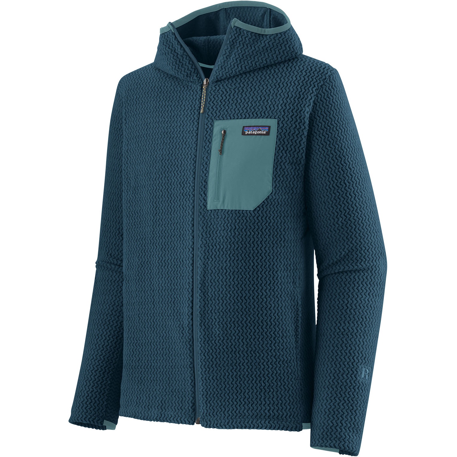 Photo produit de Patagonia Veste Polaire Homme - R1 Air Full-Zip Hoody - Tidal Teal