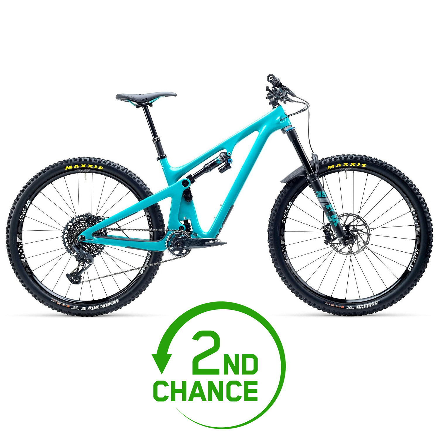 Picture of Yeti Cycles SB130 Lunch Ride - CLR 29&quot; Carbon Mountainbike - 2022 - Turquoise - 2nd Choice