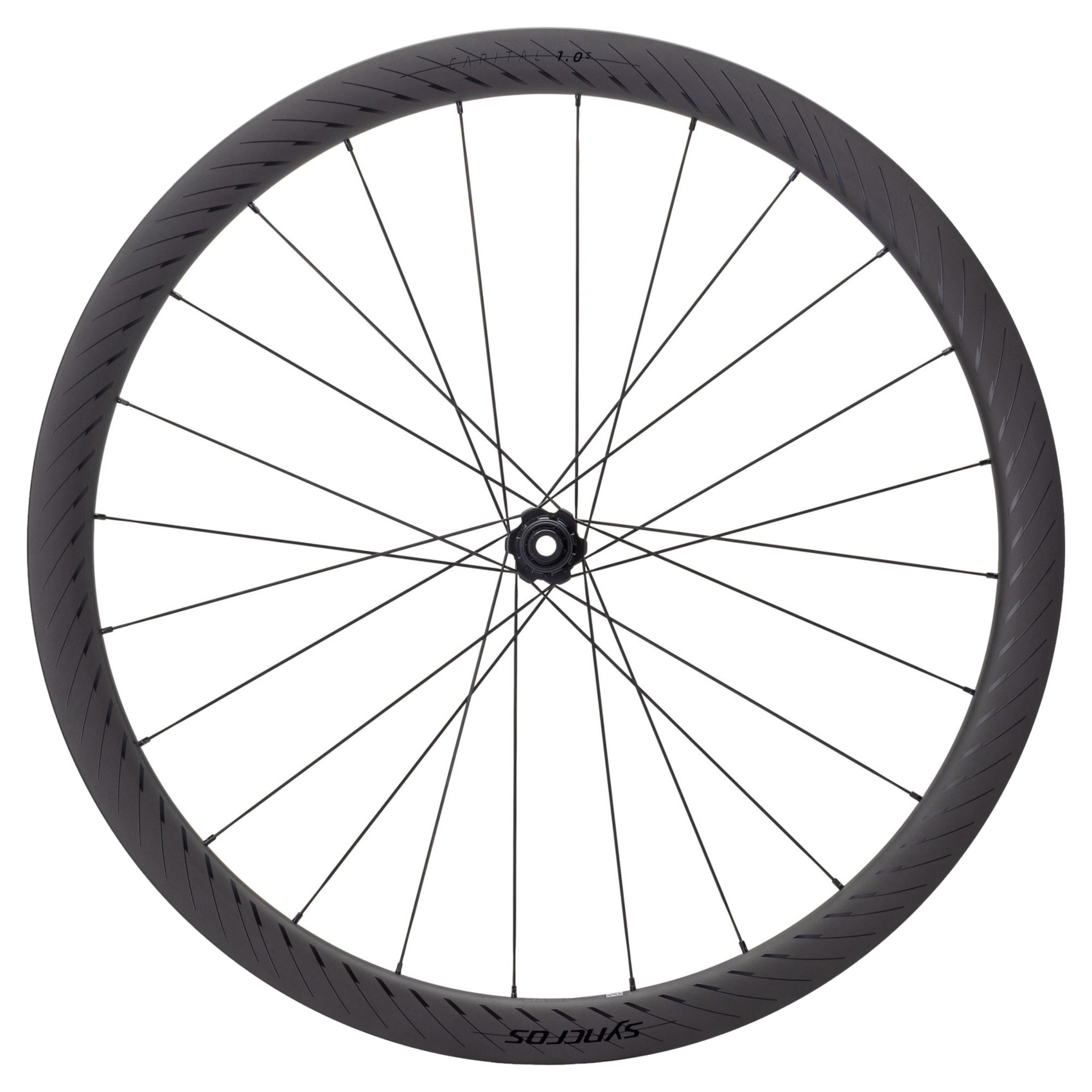 Picture of Syncros Capital 1.0s 40mm Rear Wheel - 28&quot; | Carbon | Hookless | Centerlock | 12x142mm - XDR - black matt