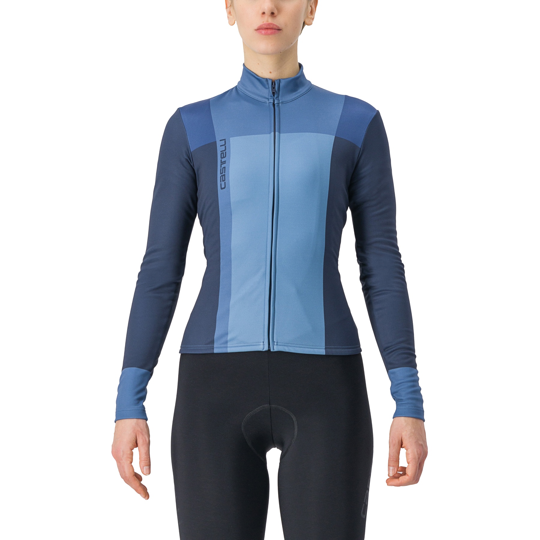 Bild von Castelli Unlimited Thermal Langarmtrikot Damen - austin blue/icy blue 494