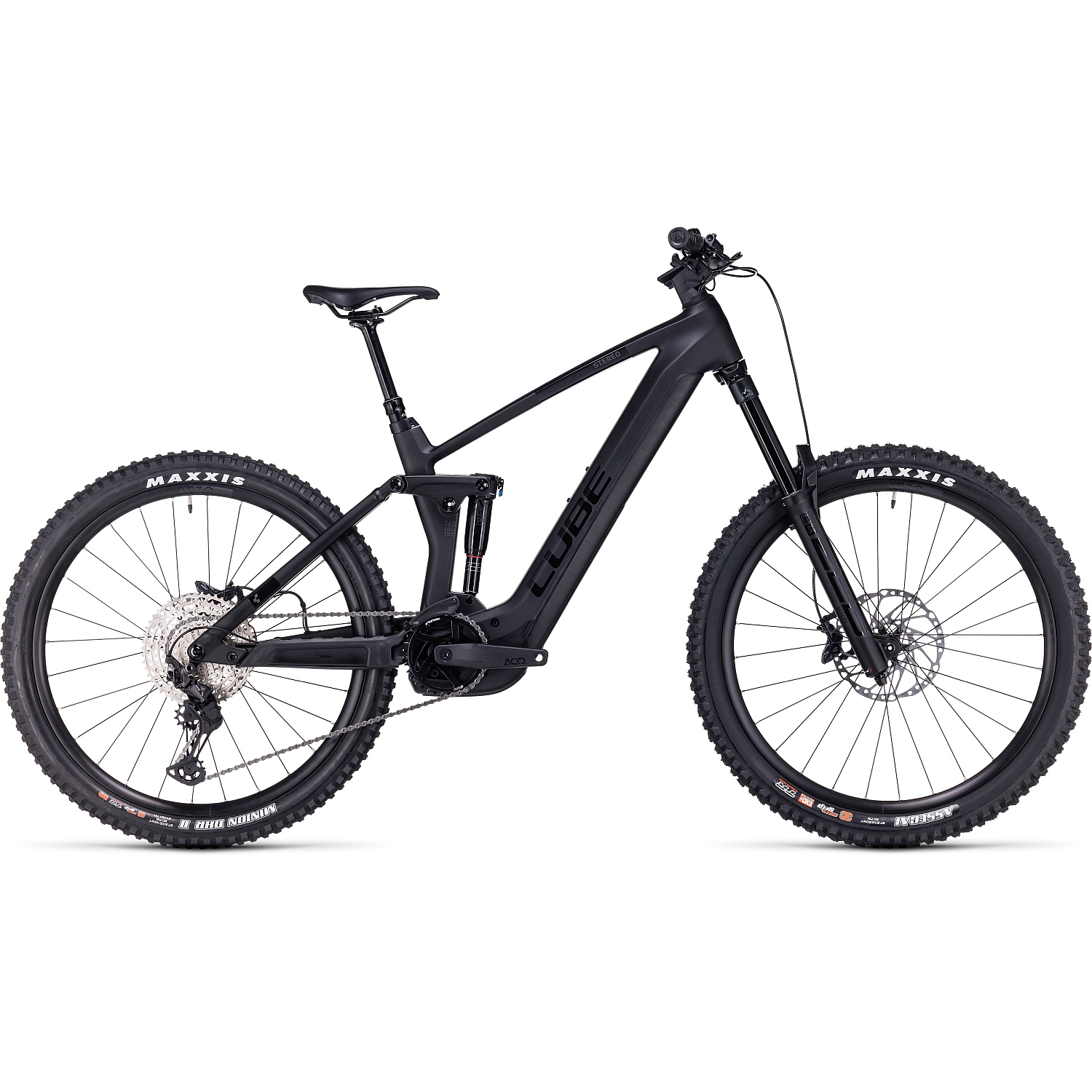 Picture of CUBE STEREO HYBRID 160 HPC SLX 750 - 27.5&quot; Carbon Electric Mountainbike - 2023 - carbon / reflex