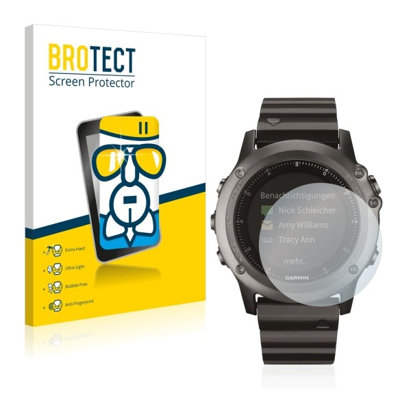 Productfoto van Bedifol BROTECT® AirGlass® Premium Glass Screen Protector Clear for Garmin fenix 3