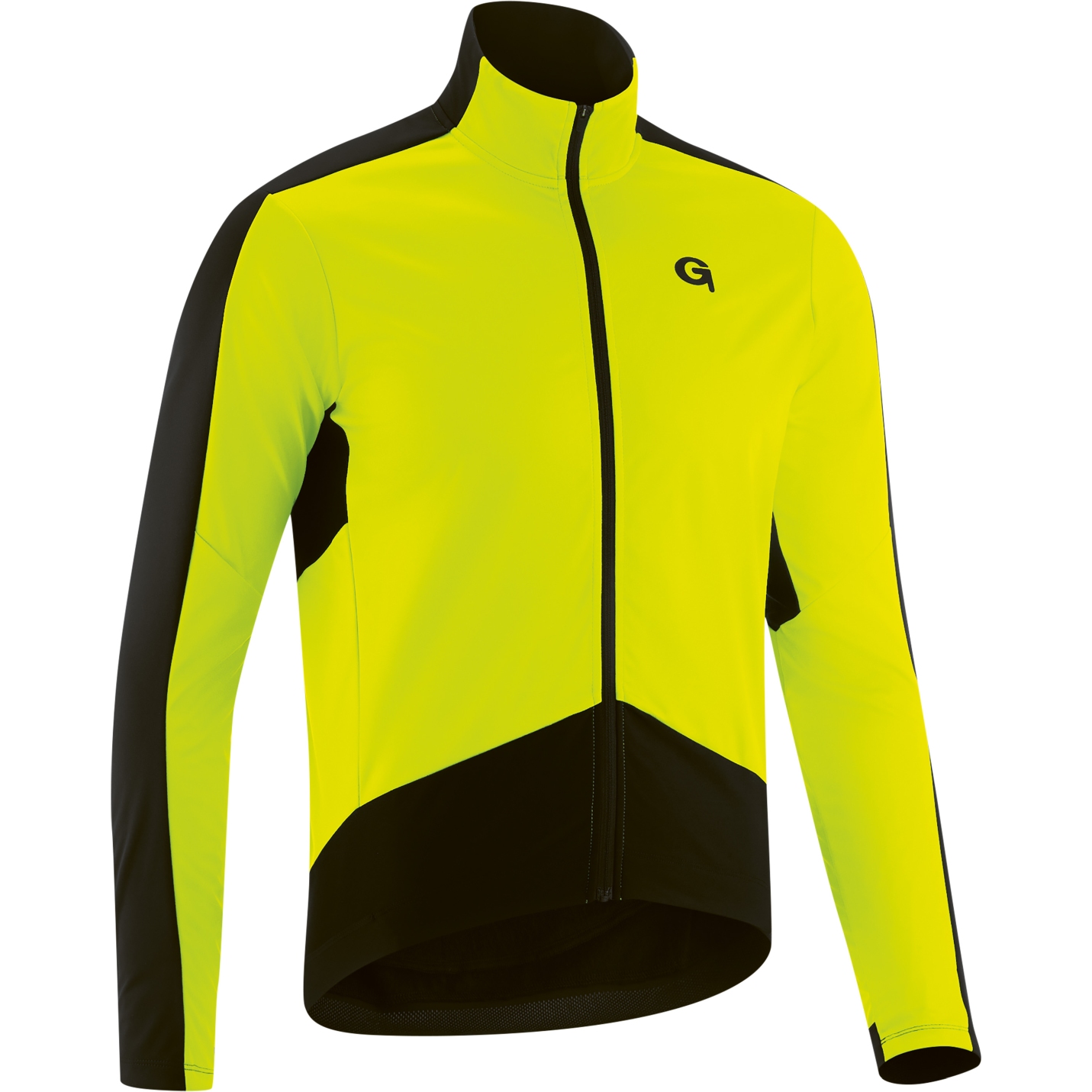Photo produit de Gonso Maillot Manches Longues Homme - Marvao Hybrid - Safety Yellow/Noir