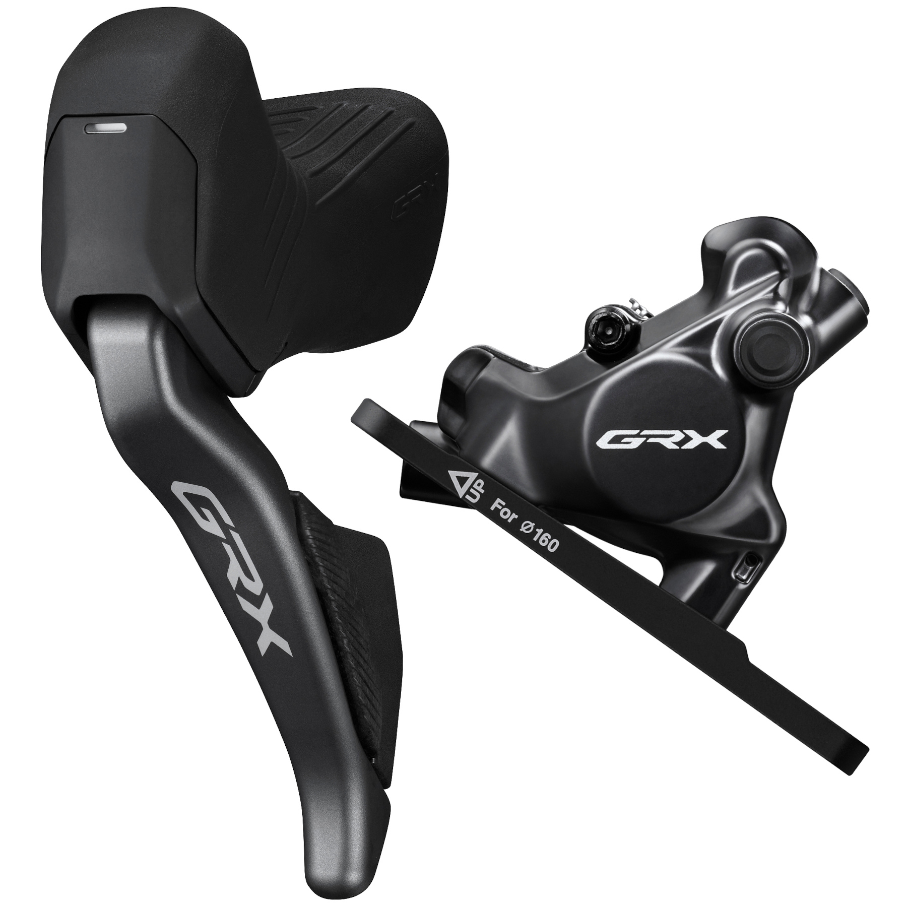 Picture of Shimano GRX ST-RX825 + BR-RX820 Disc Brake - Di2 | 2x12-speed | Flat Mount | J-Kit - left (L) | front (F)