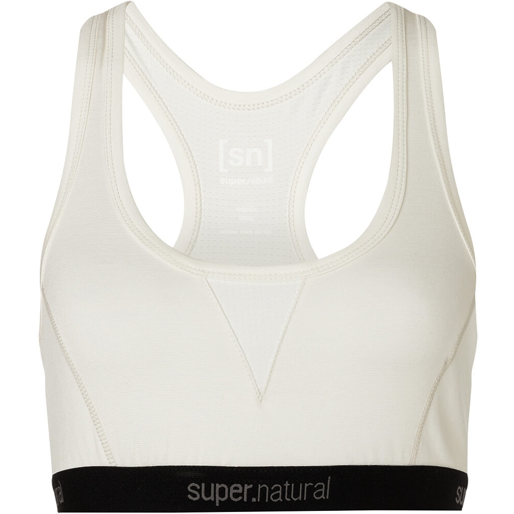 Picture of SUPER.NATURAL Tundra220 Semplice Bra Women - Fresh White