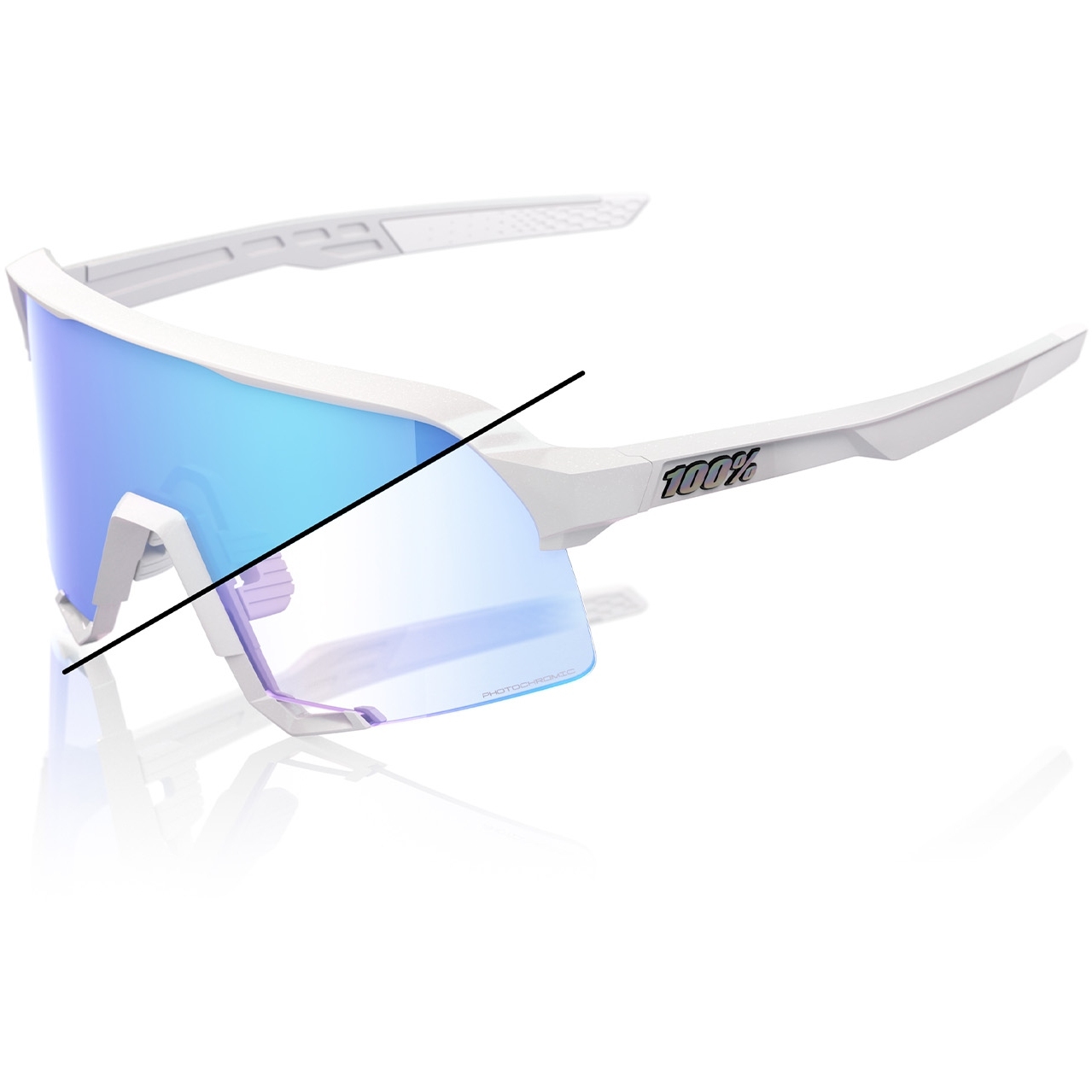 Zdjęcie: 100% Okulary - S3 - Photochromic - Bastille / Blue Mirror