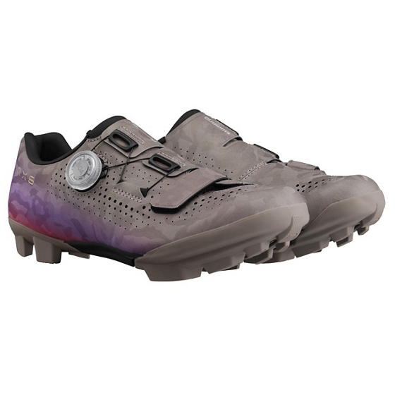 Shimano SH-RX600 Gravel Bike Shoes Women - Gray/Purple | BIKE24