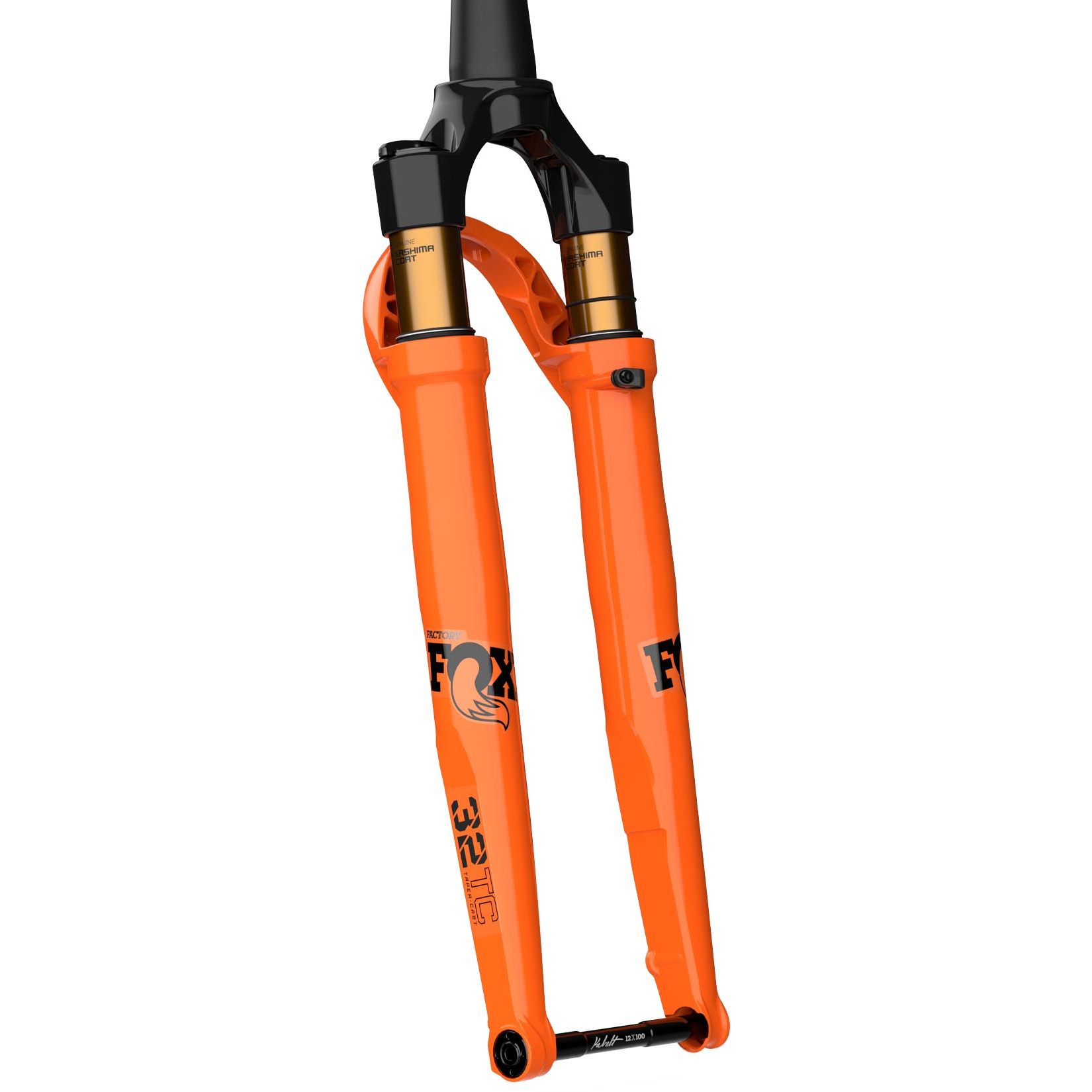 Picture of FOX 32 Taper-Cast Suspension Fork - Factory | FLOAT | GRIP SL - 28&quot; | 40mm | Offset 45mm | 12x100mm - Shiny Orange