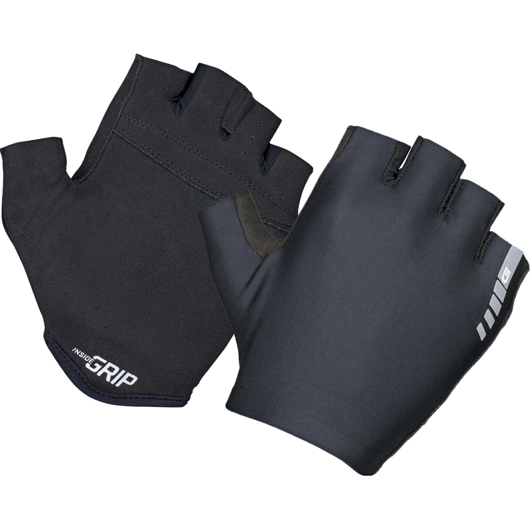 Productfoto van GripGrab Aerolite InsideGrip™ Handschoenen met Korte Vingers - Black