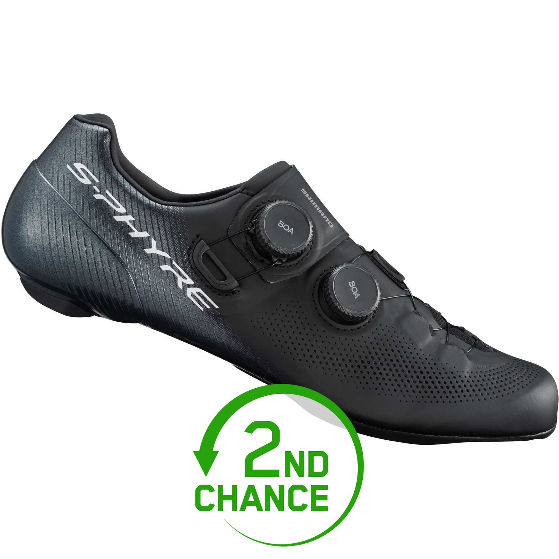 Produktbild von Shimano S-Phyre SH-RC903 Rennrad Schuhe Herren - Breit - schwarz - B-Ware