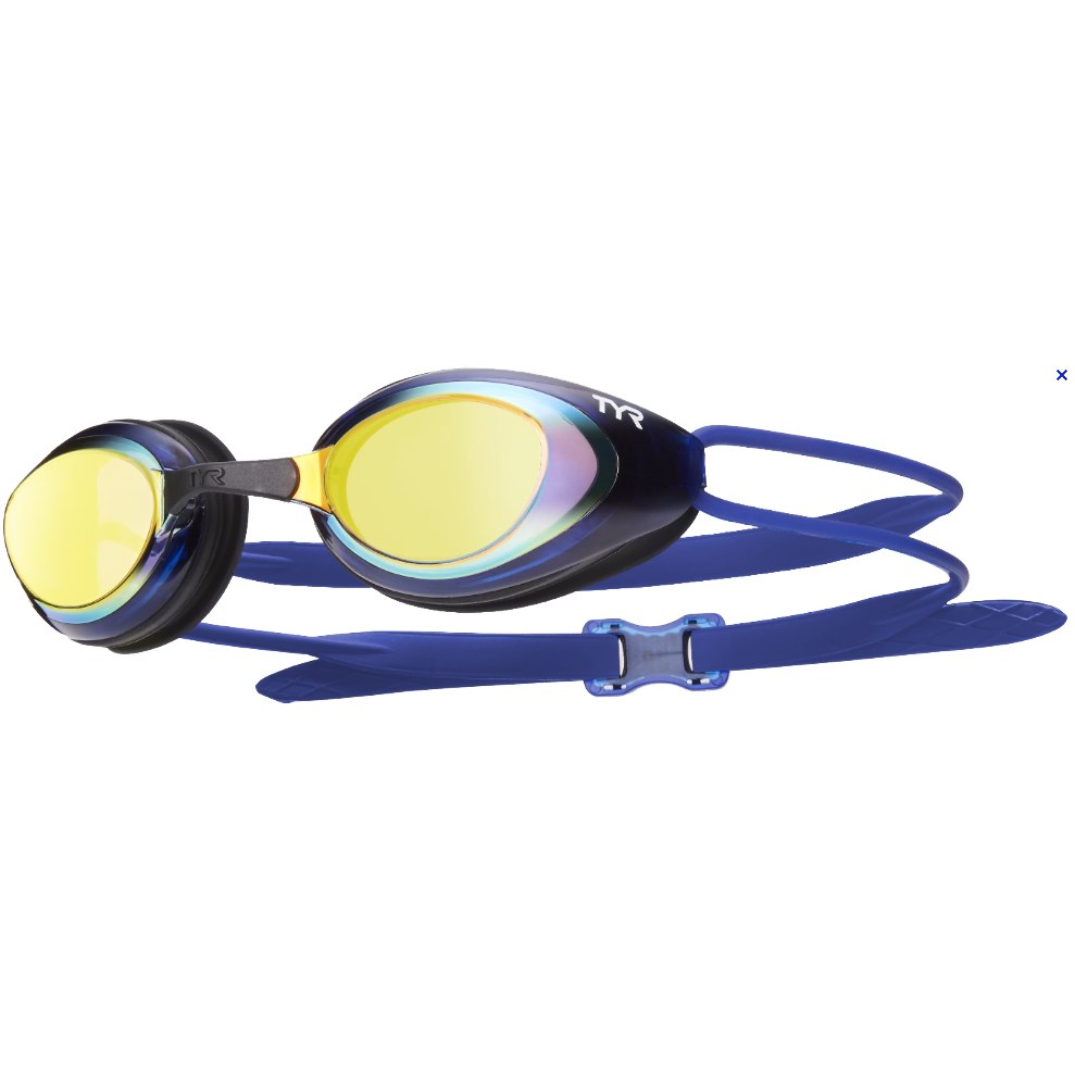 Immagine di TYR Blackhawk Racing Polarized Swimming Goggle - gold/black/navy