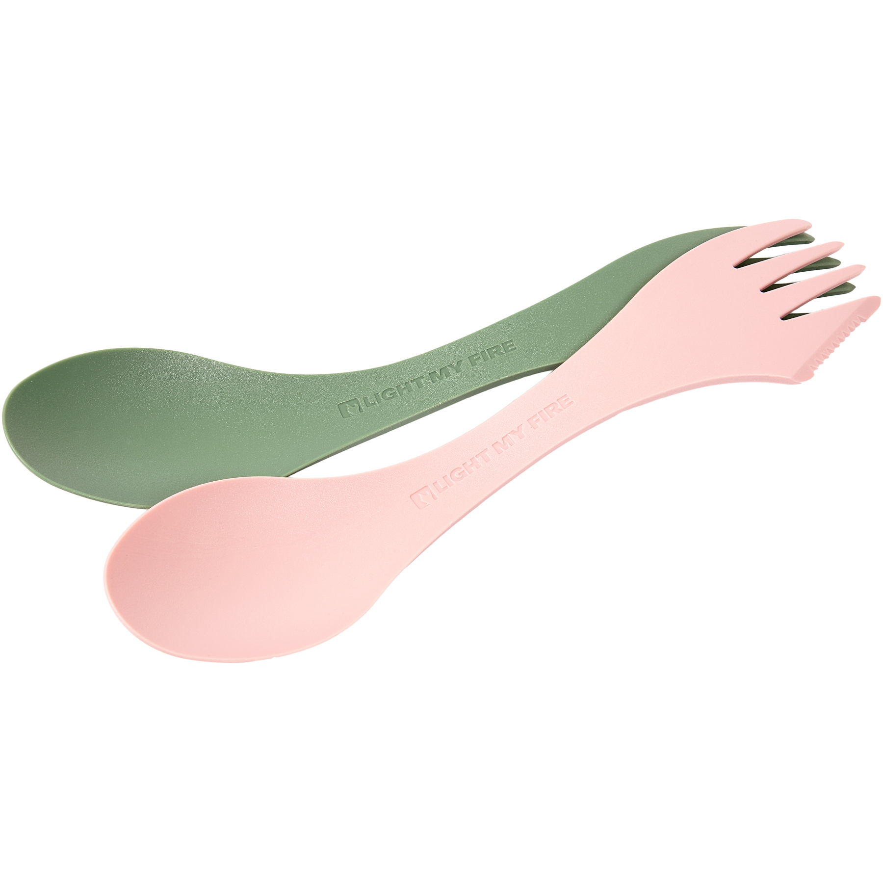 Produktbild von Light My Fire Spork Original BIO 2er Pack - sandygreen/dustypink
