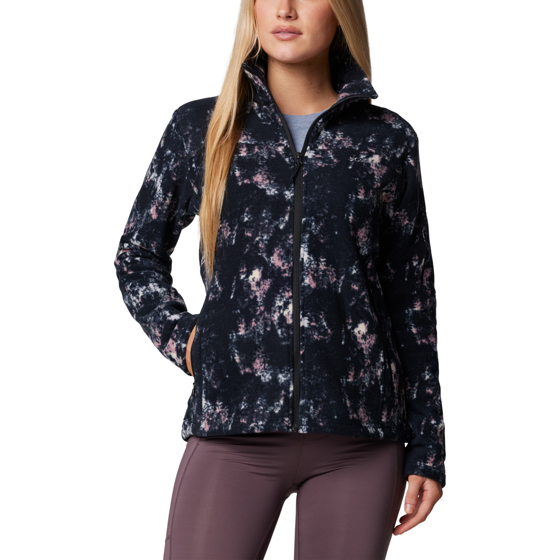 Bild von Columbia Fast Trek Printed Jacke Damen - Snowdrift Timberwild
