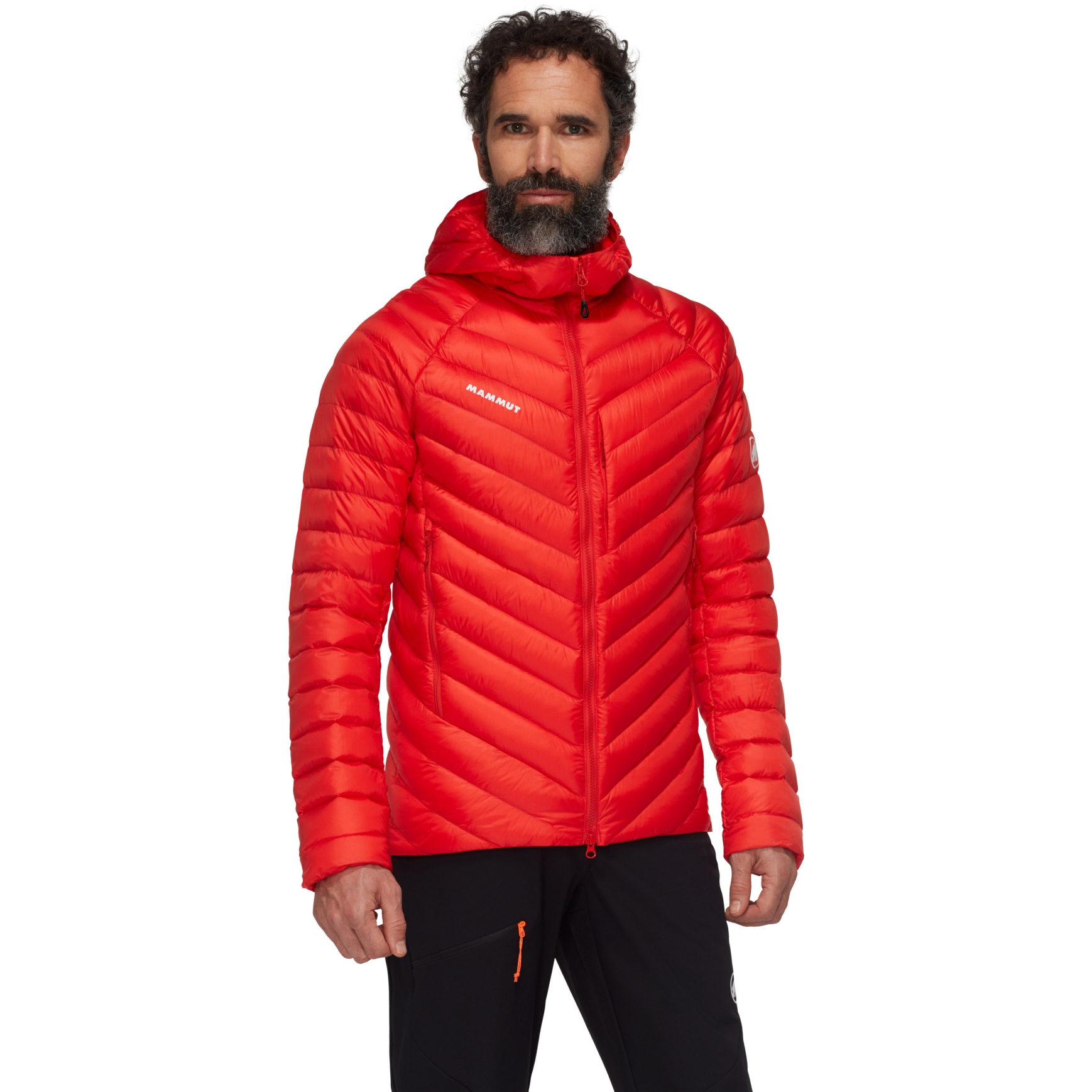 Produktbild von Mammut Broad Peak Isolationsjacke mit Kapuze Herren - mammut red