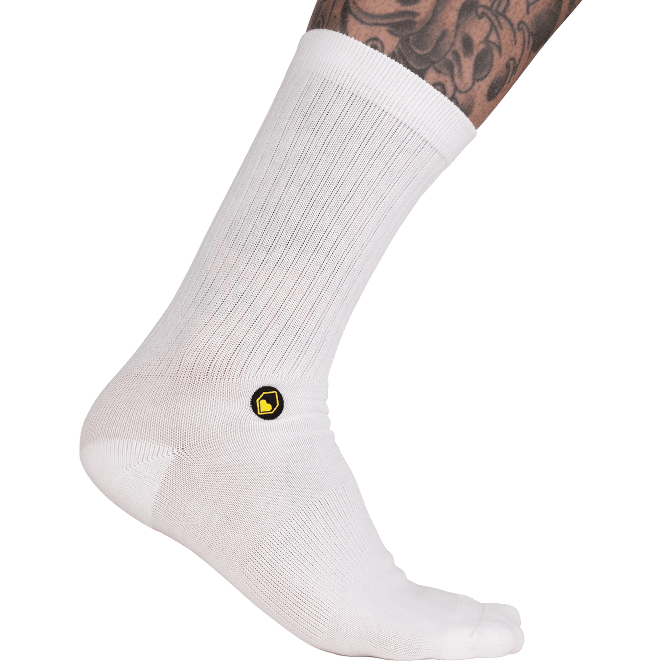 Bild von Burgtec Everyday Crew Socken - weiß