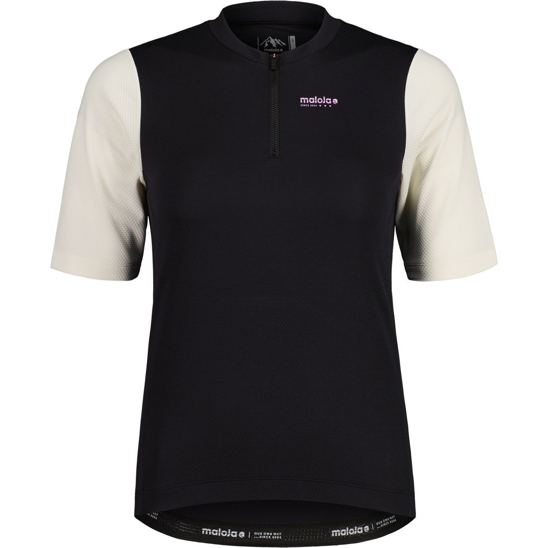 Produktbild von Maloja ArlersteinM. Gravel Kurzarmtrikot Damen - deep black multi 8862