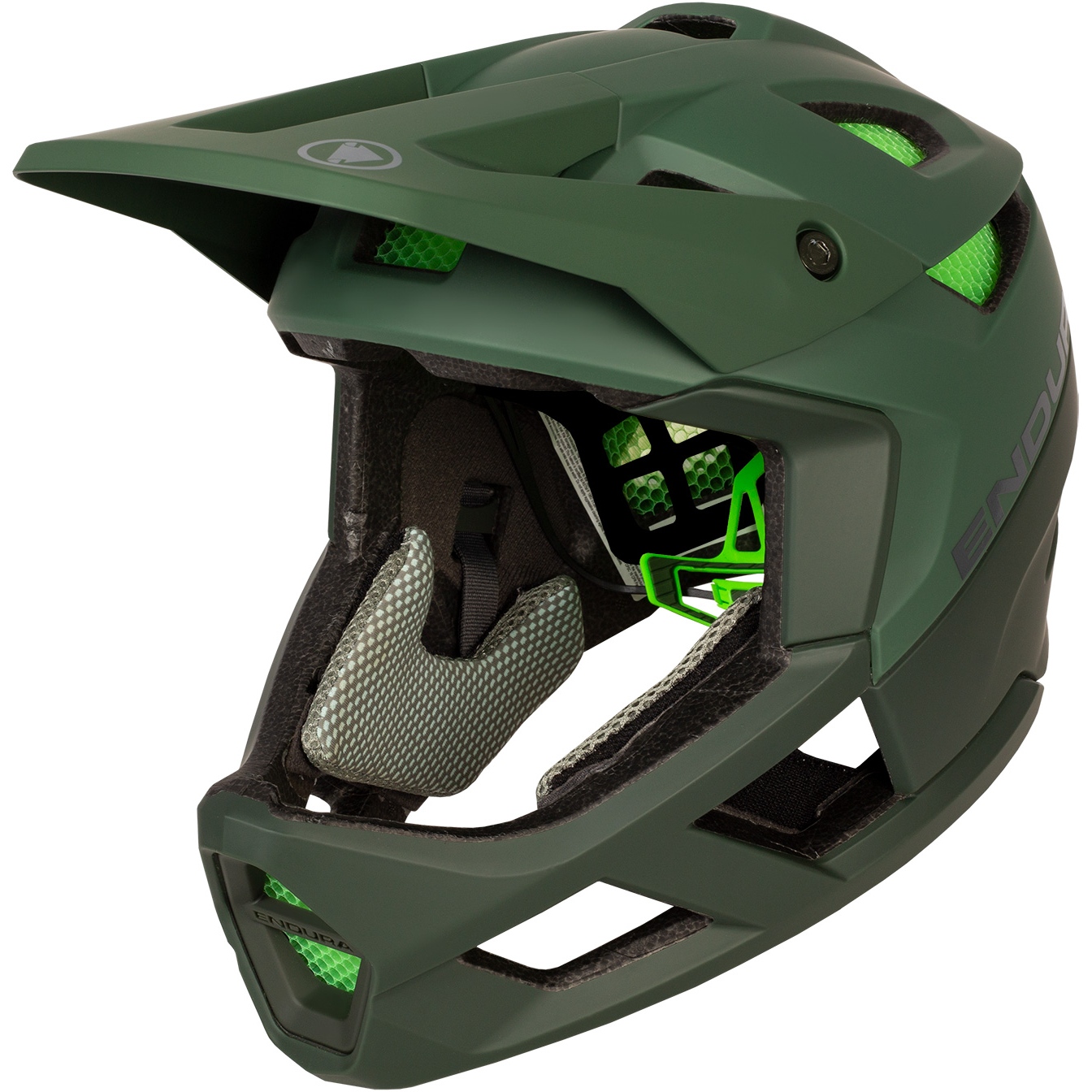 Picture of Endura MT500 Full Face MIPS Helmet - forest green