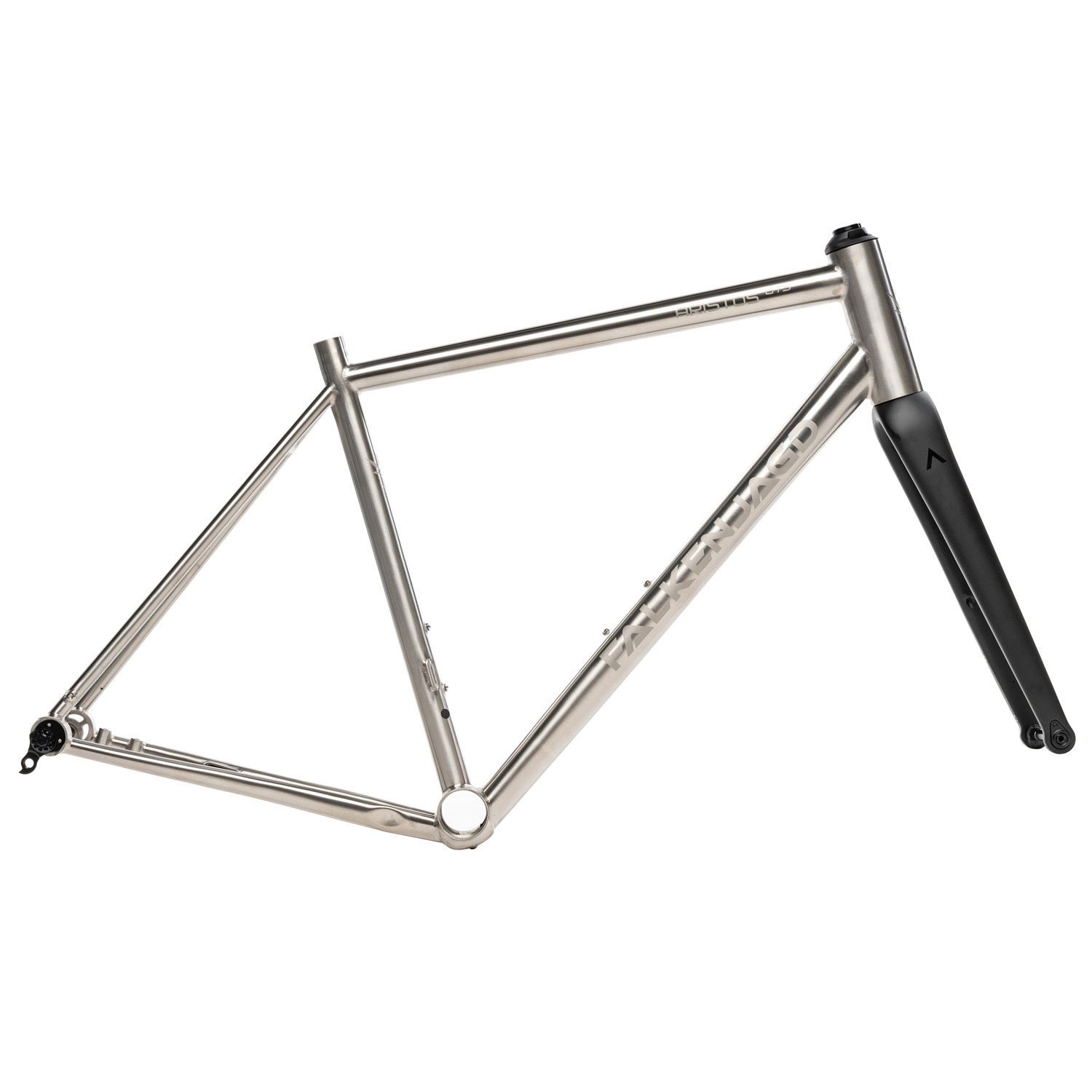 Picture of Falkenjagd Aristos GTS SpeedGravel - Titanium Frameset - 2025 - black/titanium