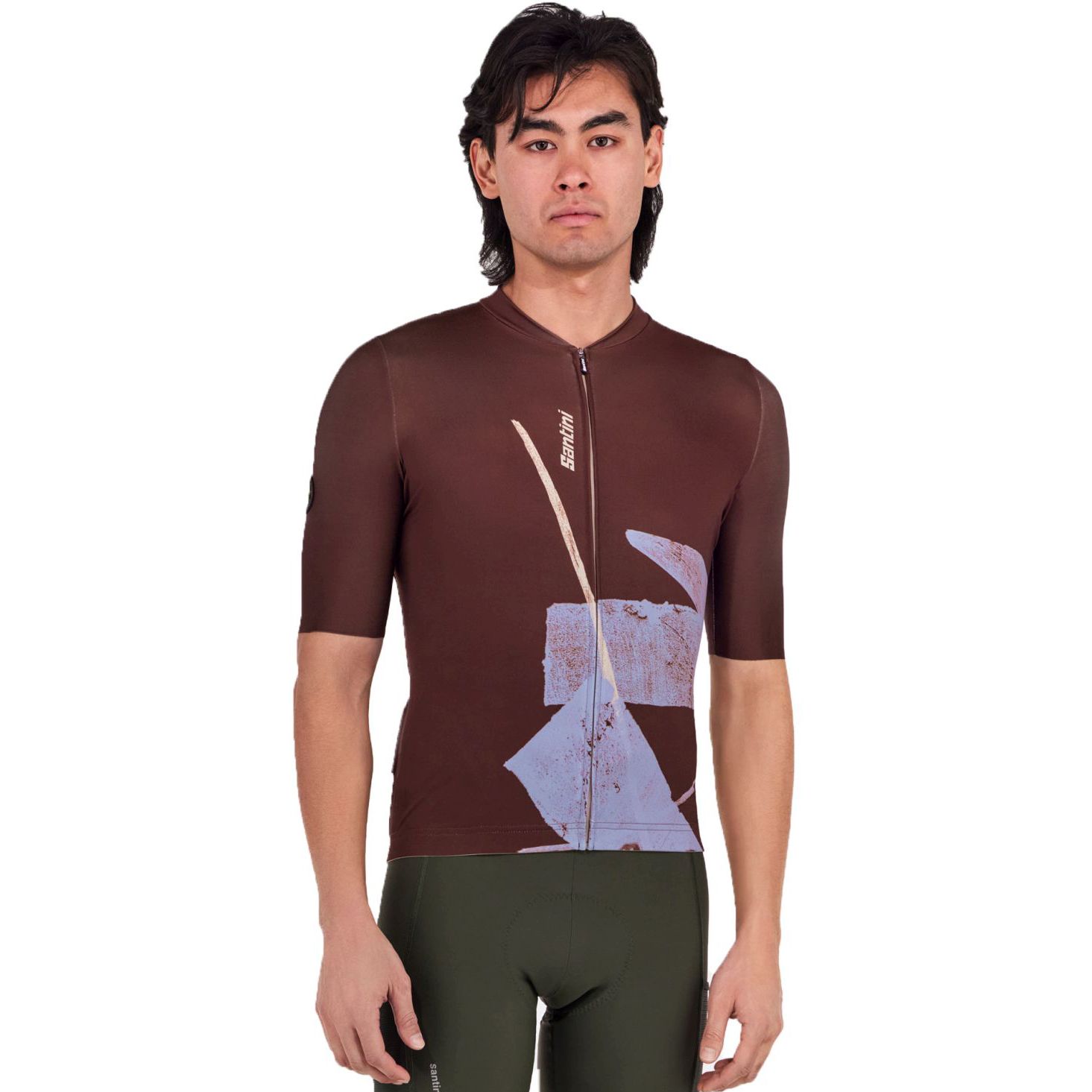 Produktbild von Santini Note Kurzarmtrikot Herren 5S94075CNOTE - chocolate CC