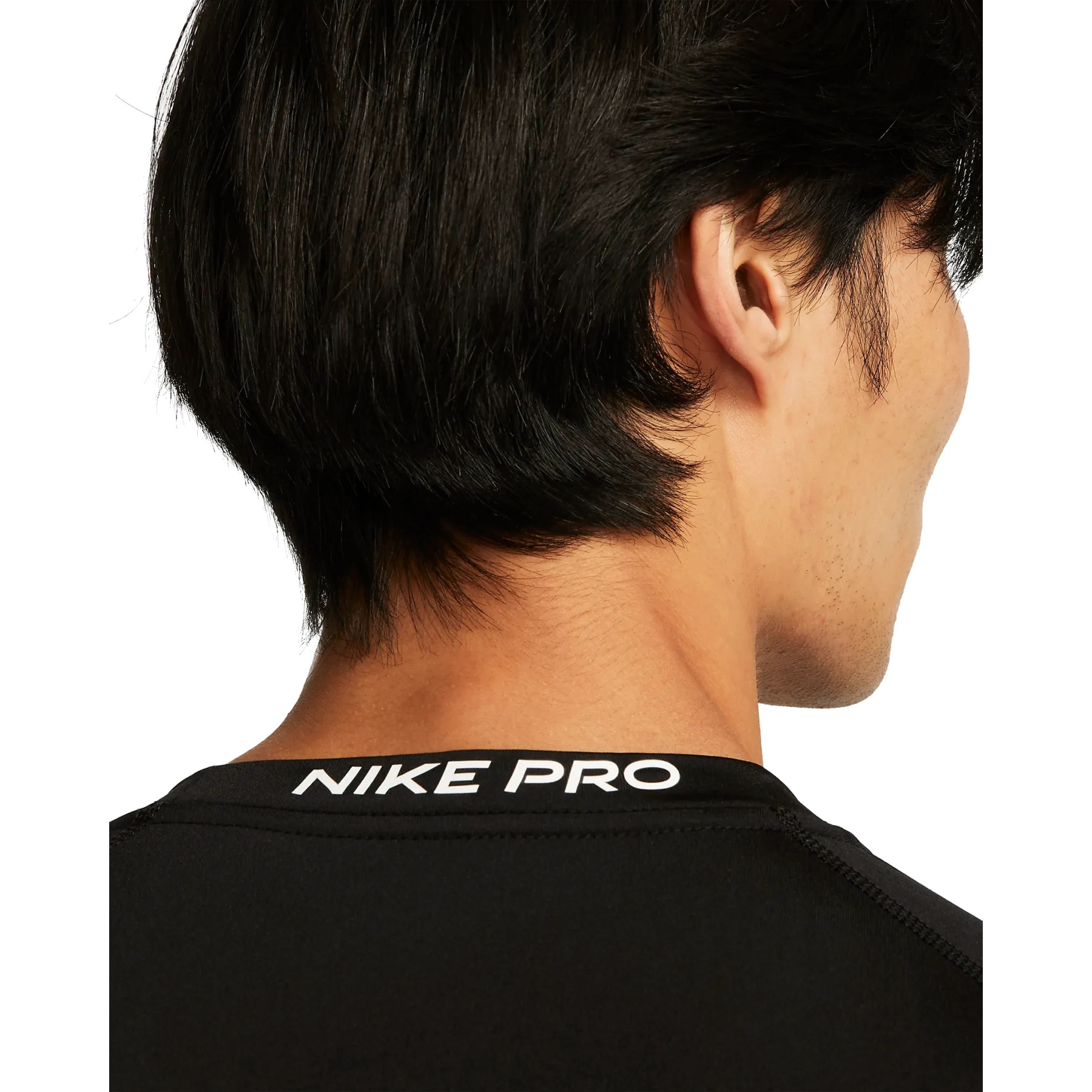 Nike Pro Dri-FIT Long Sleeve Tight Top Men - black/white FB7919-010