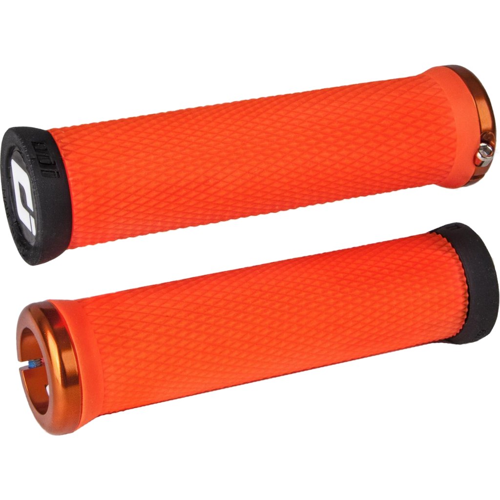 Picture of ODI Elite Motion Lock-On Grips - orange/orange