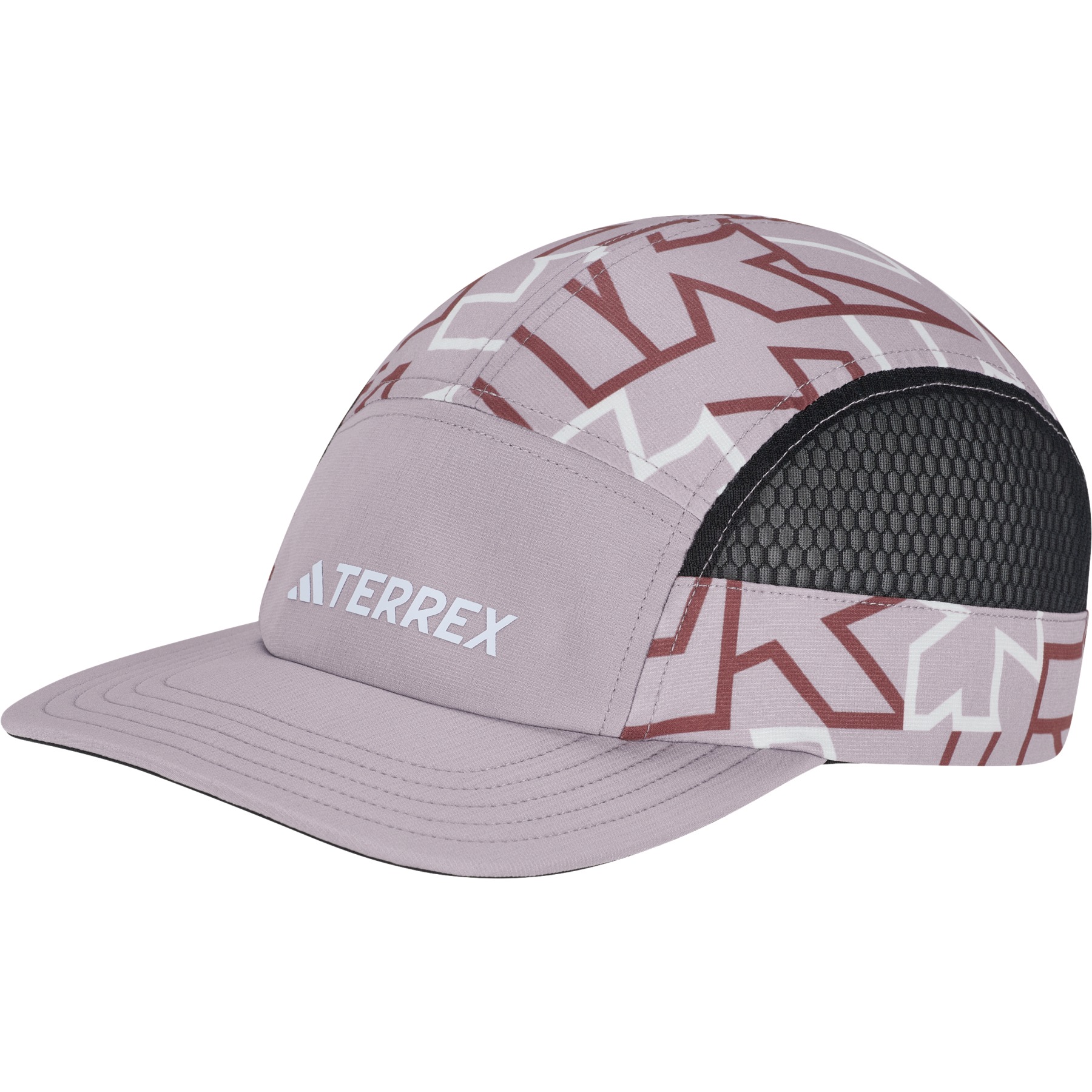 Picture of adidas TERREX HEAT.RDY 5-Panel Graphic Cap - preloved fig/white/black IN8288