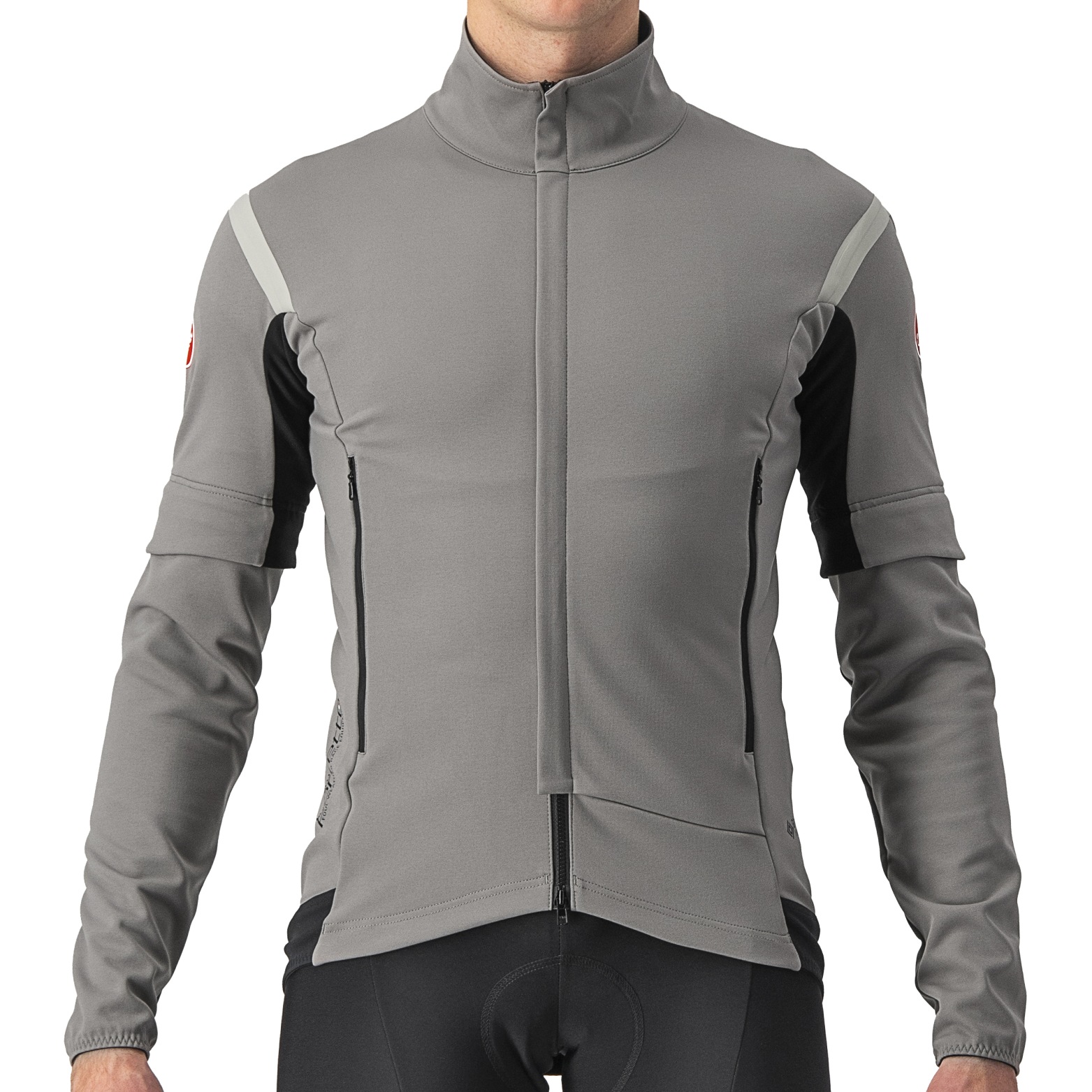 Picture of Castelli Perfetto RoS 2 Convertible Jacket Men - nickel grey/travertine grey 064