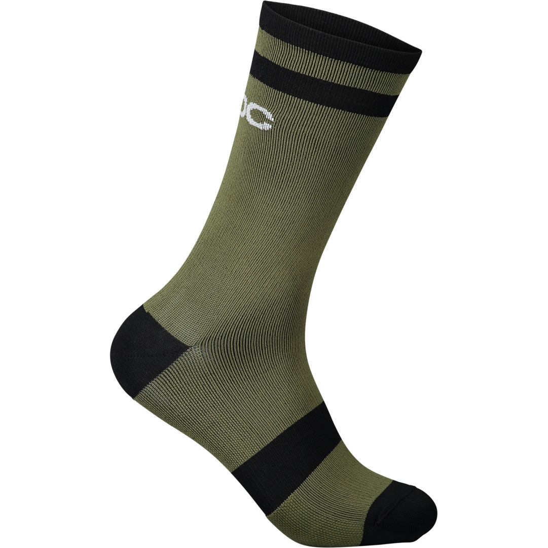 Produktbild von POC Lure MTB Socken lang - 1452 Epidote Green/Uranium Black