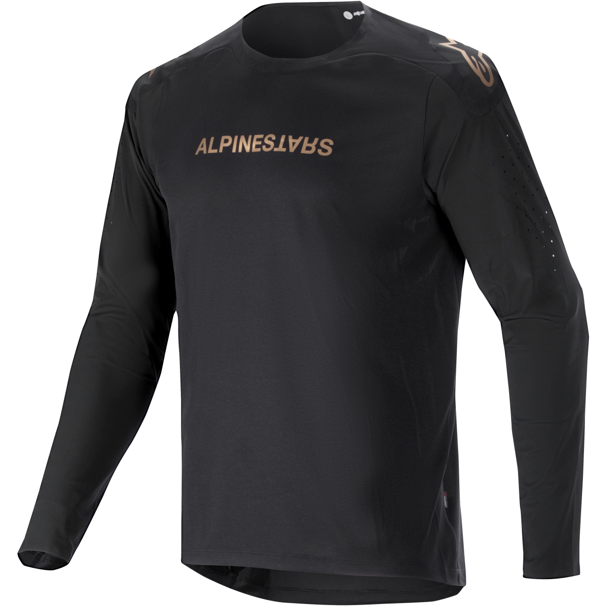 Productfoto van Alpinestars A-Aria Polartec Switch Fietsshirt met Lange Mouwen Heren - zwart