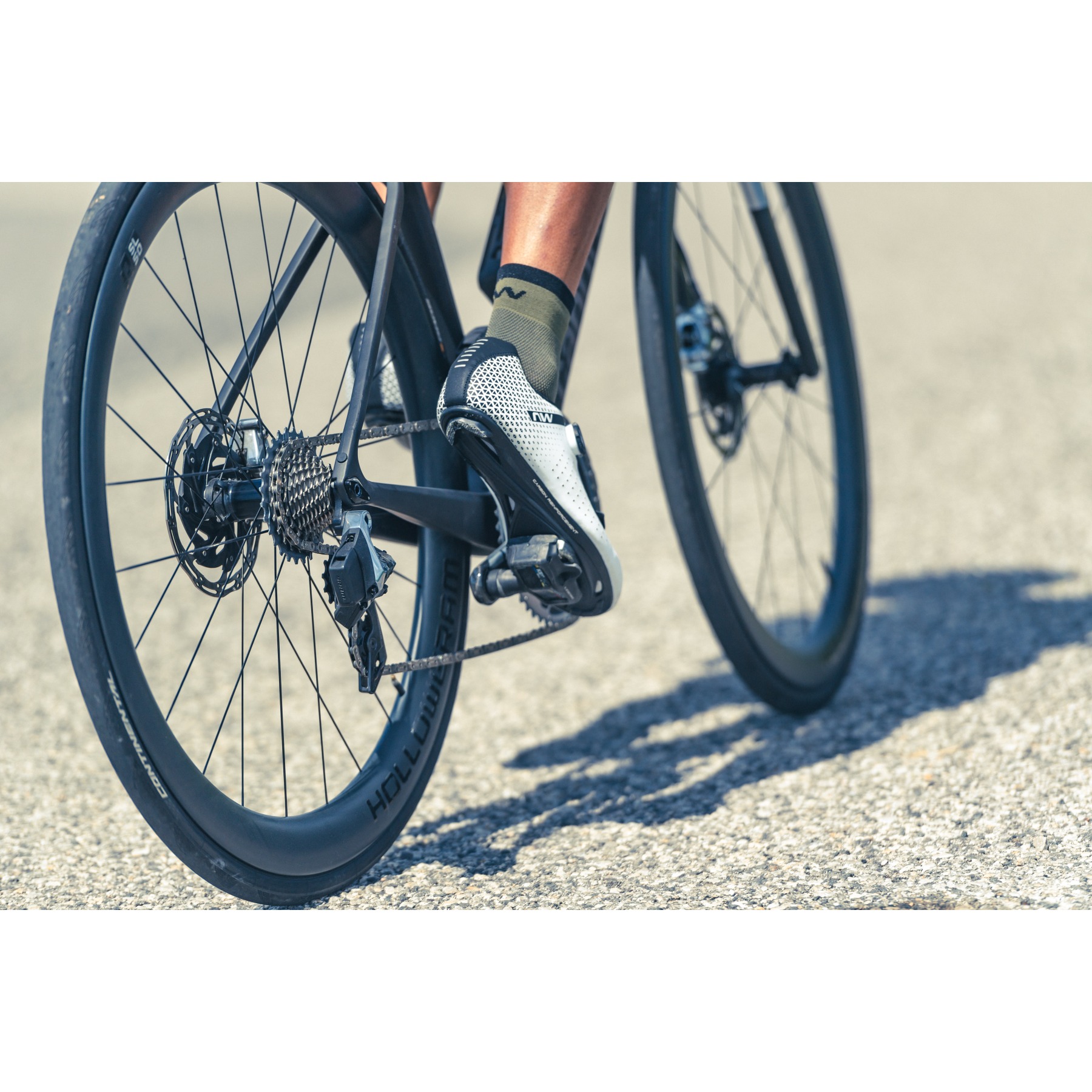 Chaussures Vélo Northwave Core Plus 2 - Homme, Pointure US 11/EU 44, Noires, Occasion