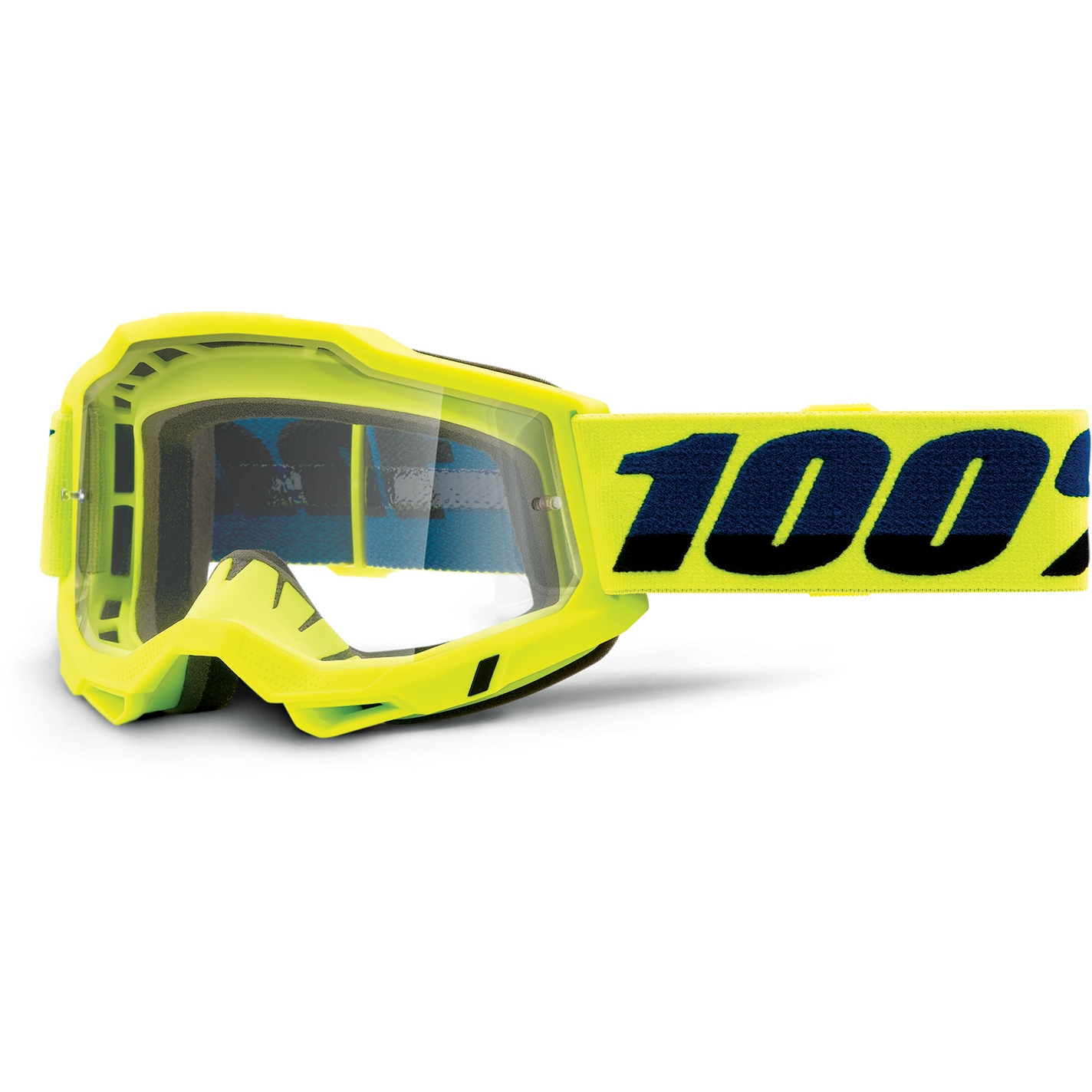 Productfoto van 100% Accuri 2 OTG Goggle - Fluo Yellow / Clear