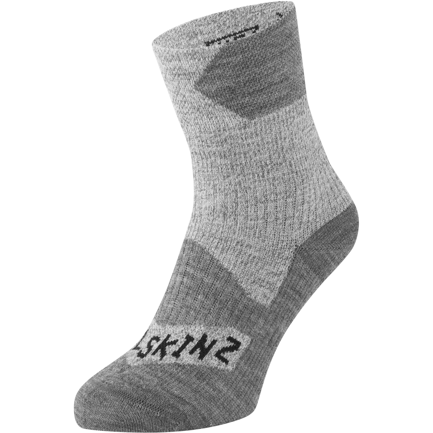 Водонепроницаемые всесезонные носки SealSkinz Bircham длиной до щиколотки - Серые/Grey Marl grey