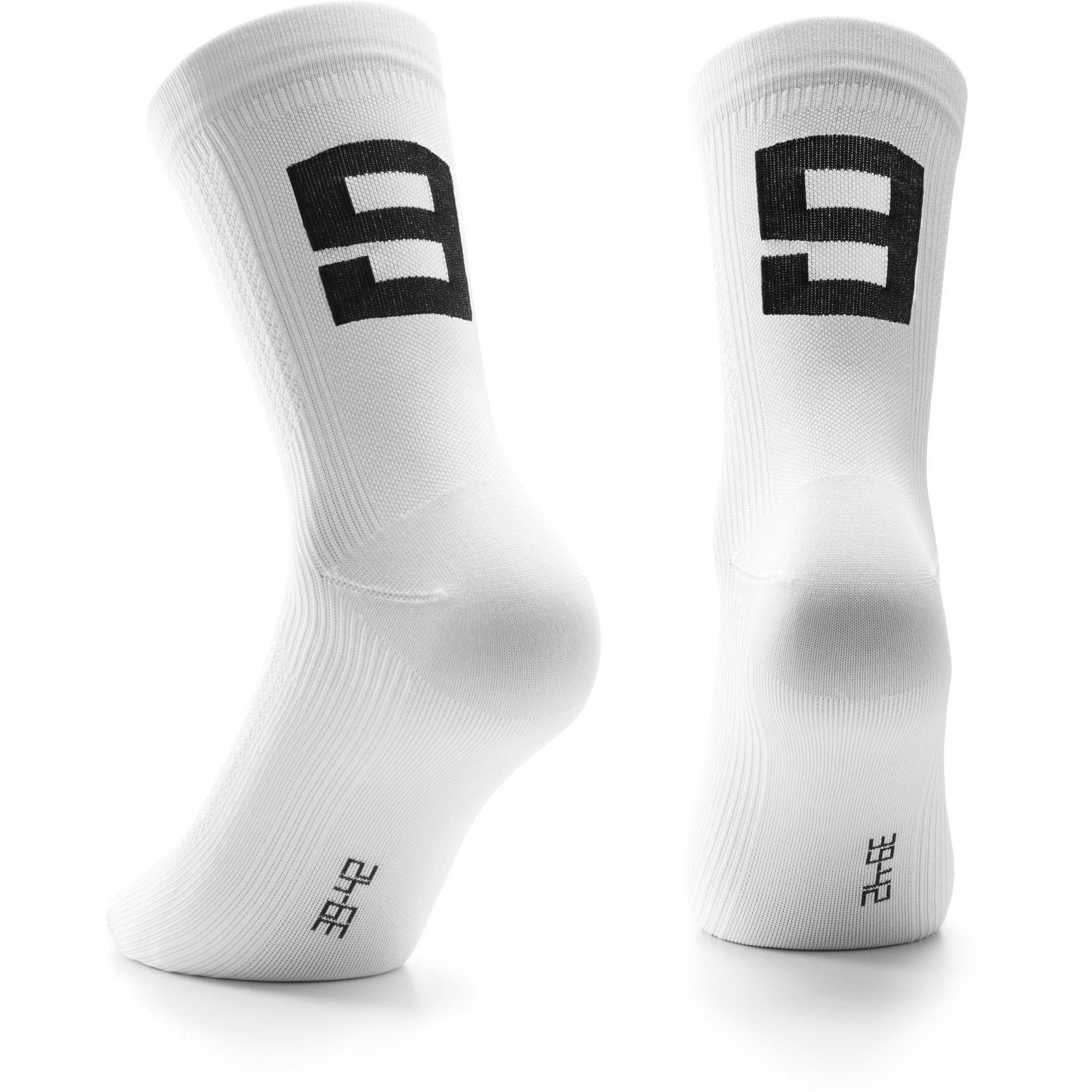 Picture of Assos Poker Socks No.9 - holy white