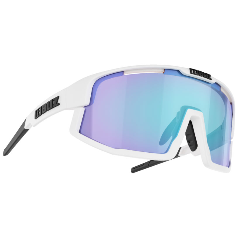 Image of Bliz Vision Glasses - Matt White / Smoke - Blue Multi