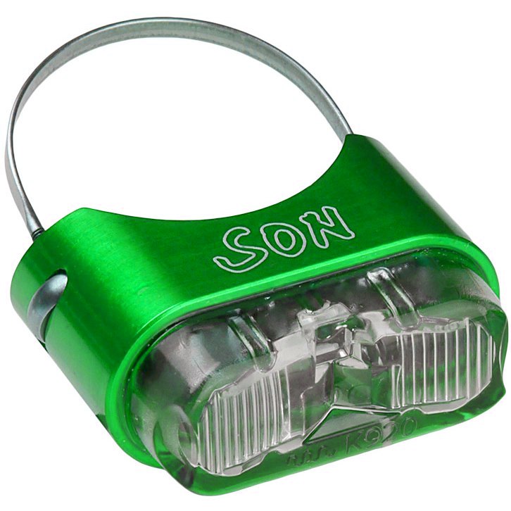 Image of SON Rear Light for Seatposts - light green