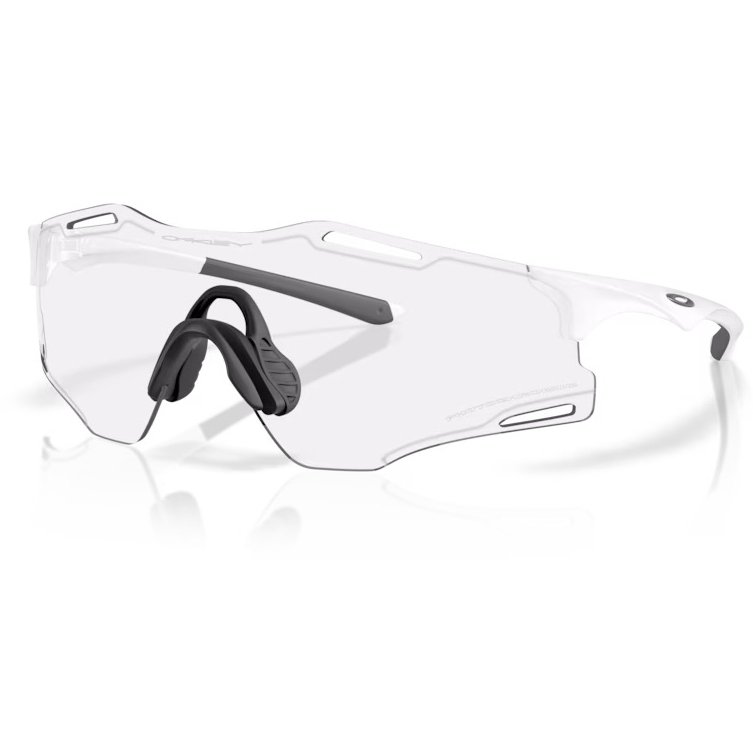Productfoto van Oakley Cybr Zero Bril - Matte White/Clear - Black Photochromic - OO9512D-0139