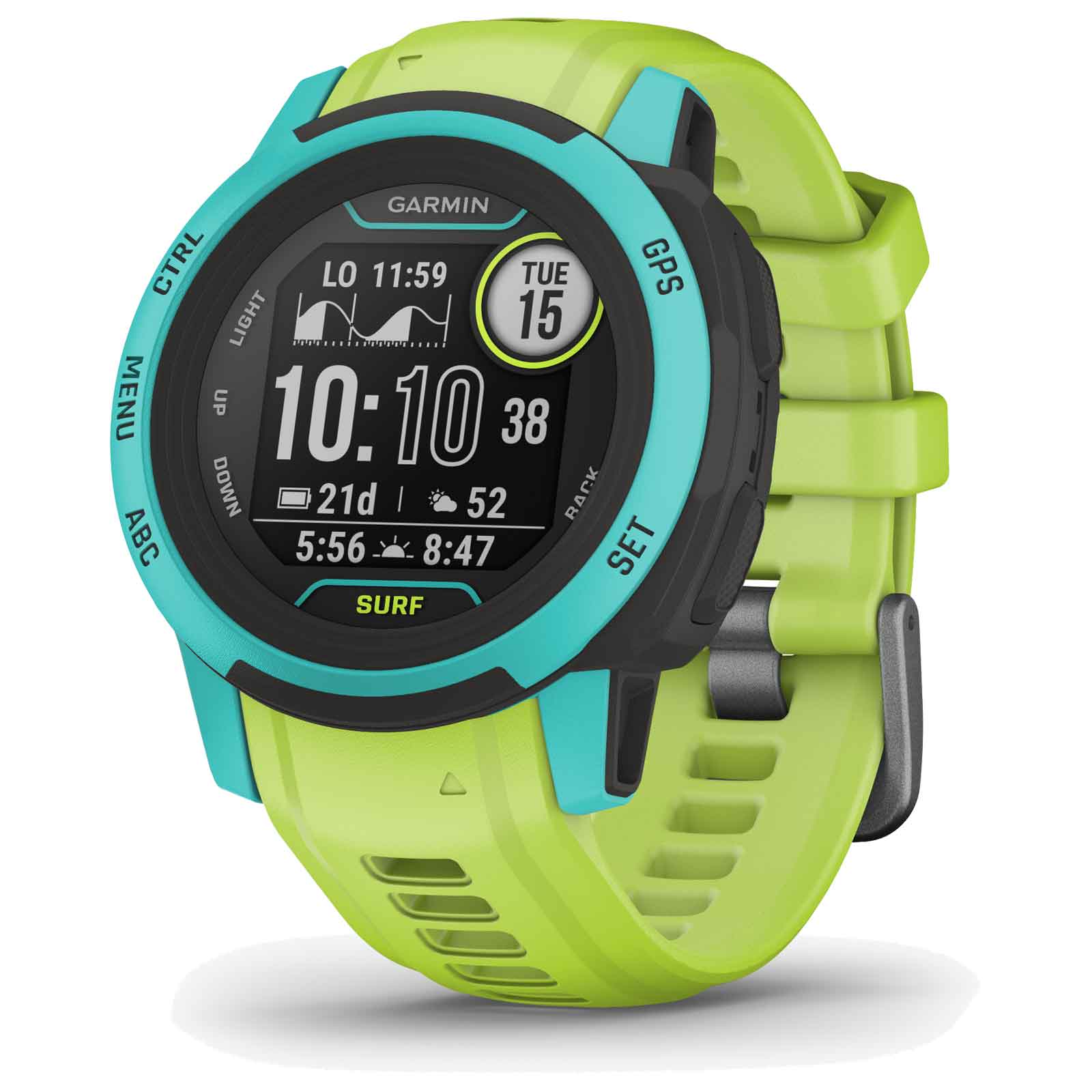 Image of Garmin Instinct 2S GPS Smartwatch Surf Edition - waikiki