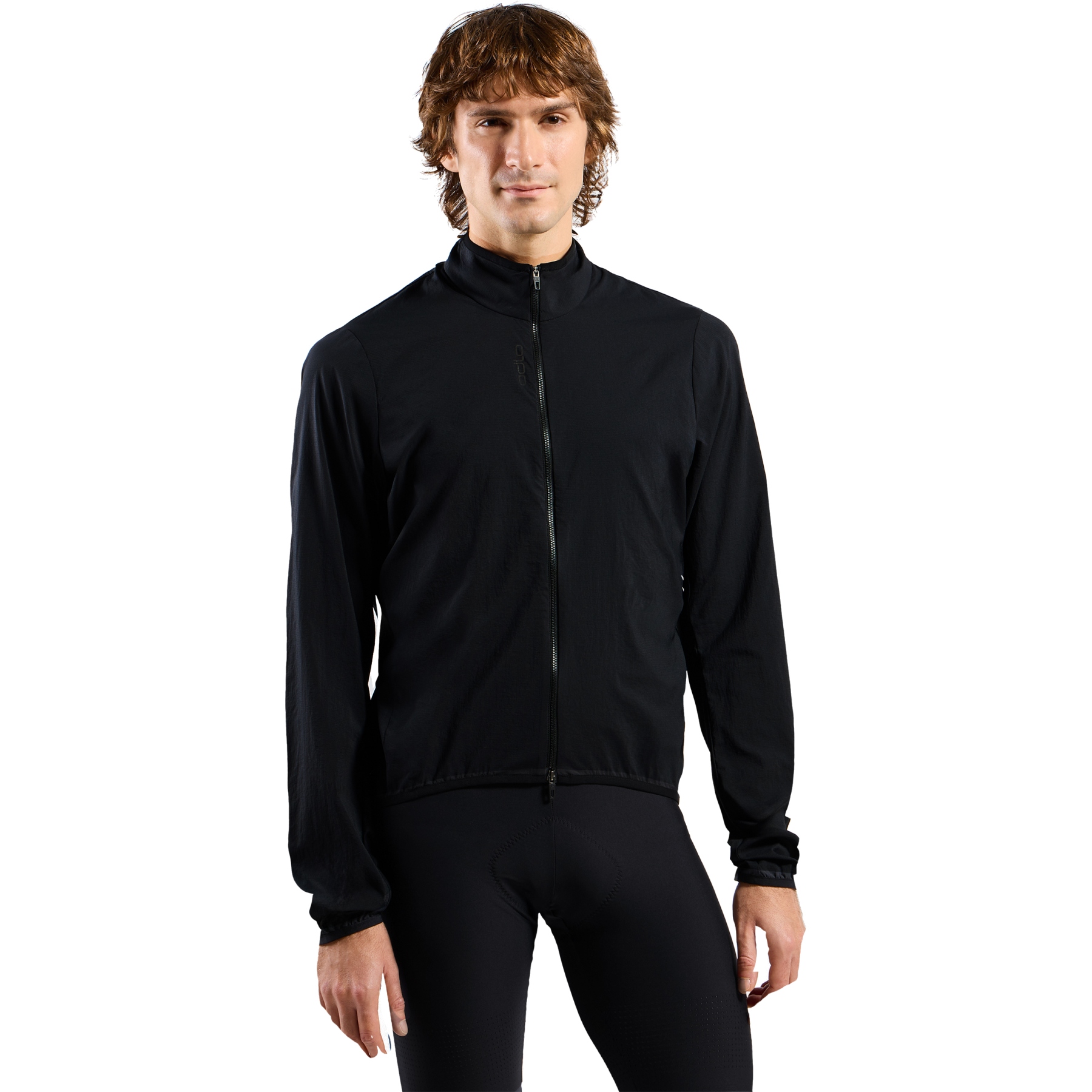 Immagine prodotto da Odlo Giacca da Ciclismo Antivento Uomo - Zeroweight - nero