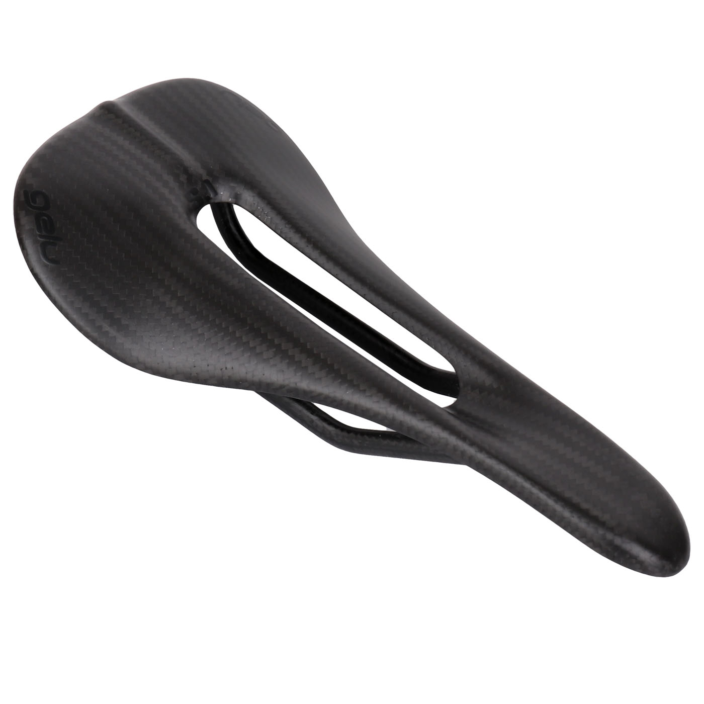 Productfoto van Gelu S1 Carbon Saddle - black Logos
