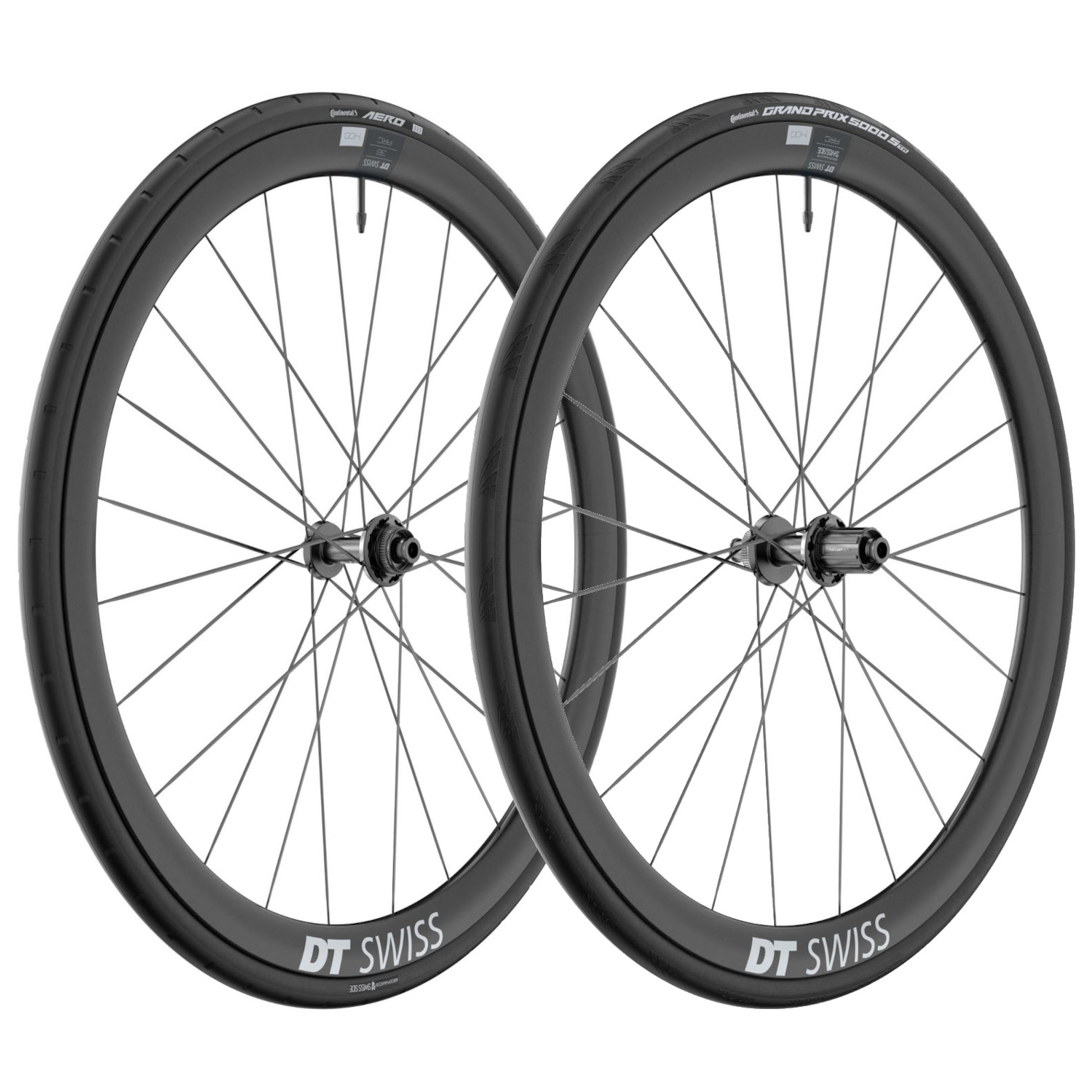 Колесная система DT Swiss | Continental WTS - Комплект из 38 дисков ARC 1400 DICUT + складная шина Aero 111 / GP 5000 S - 28