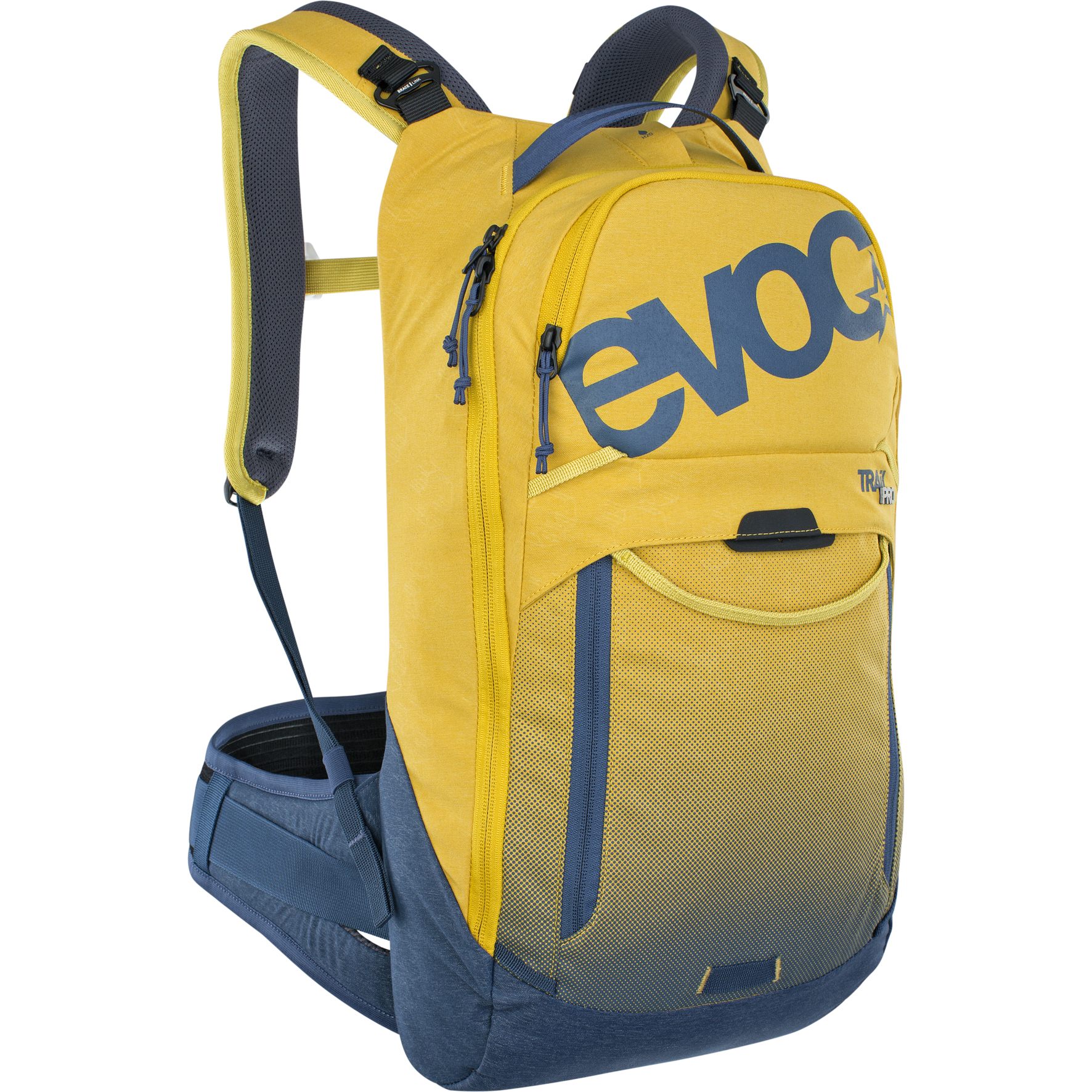 Picture of EVOC Trail Pro 10L Protector Backpack - Curry/Denim