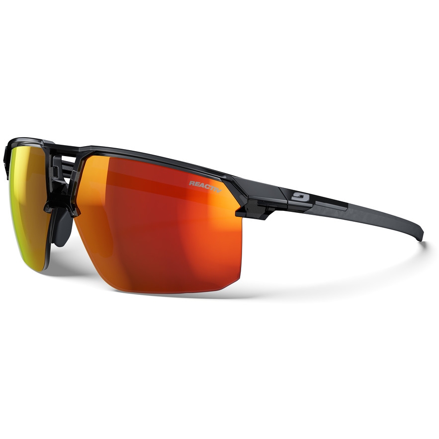 Julbo Liry Sunglasses - Glossy Black - Multilayer Red Reactiv 1-3