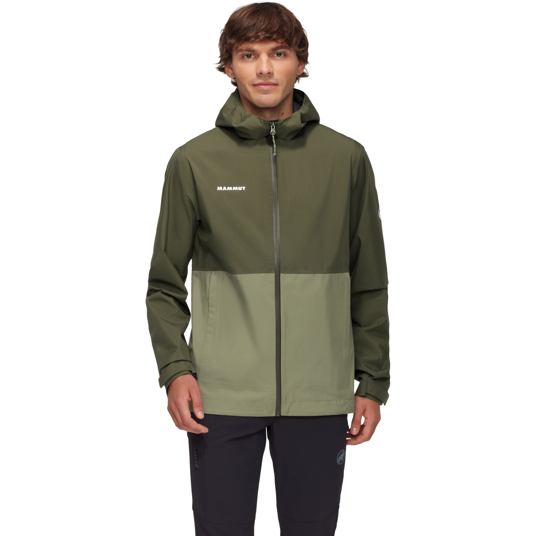 Image of Mammut Linard Light Hardshell Hooded Jacket Men - marsh-dark marsh
