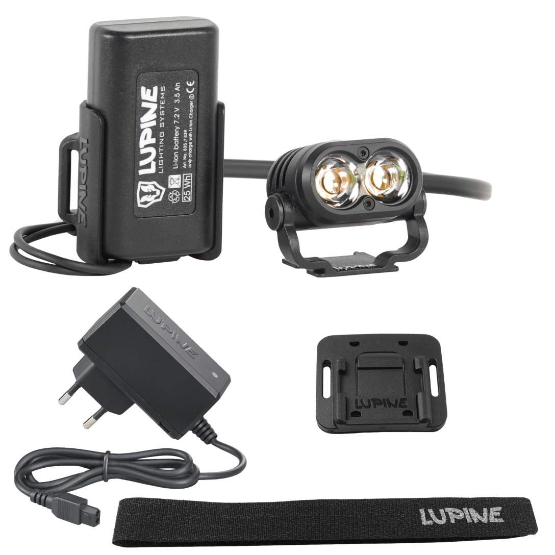 Produktbild von Lupine Piko 4 SmartCore Helmlampe - 2100 lm - schwarz