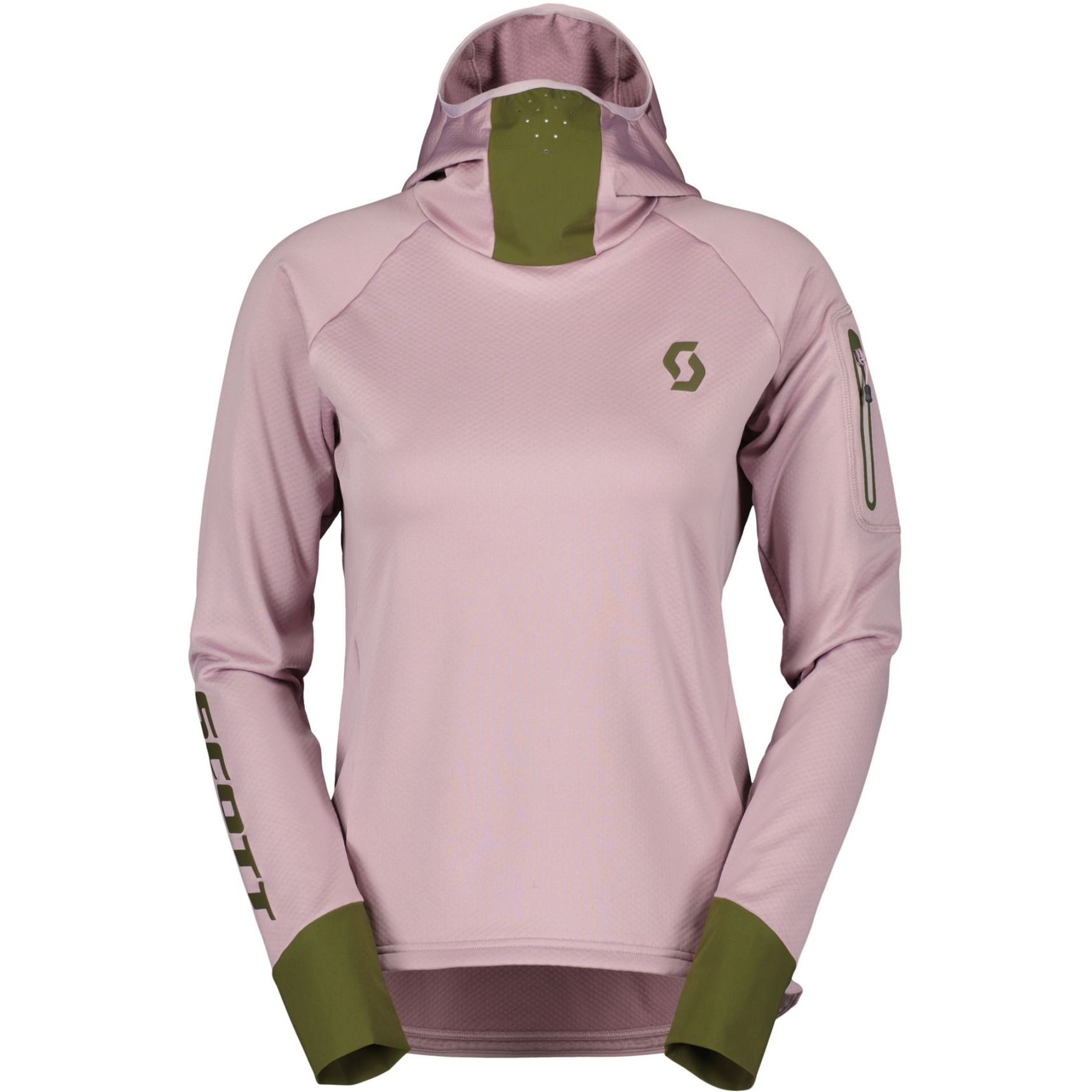 Produktbild von SCOTT Trail Storm Langarm Kapuzenpullover Damen - cloud pink