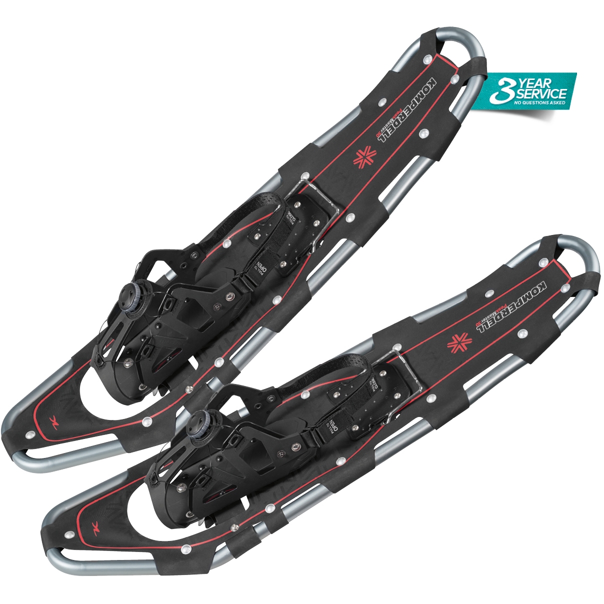 Produktbild von Komperdell Peakmaster Pro Schneeschuhe T30 - schwarz/rot