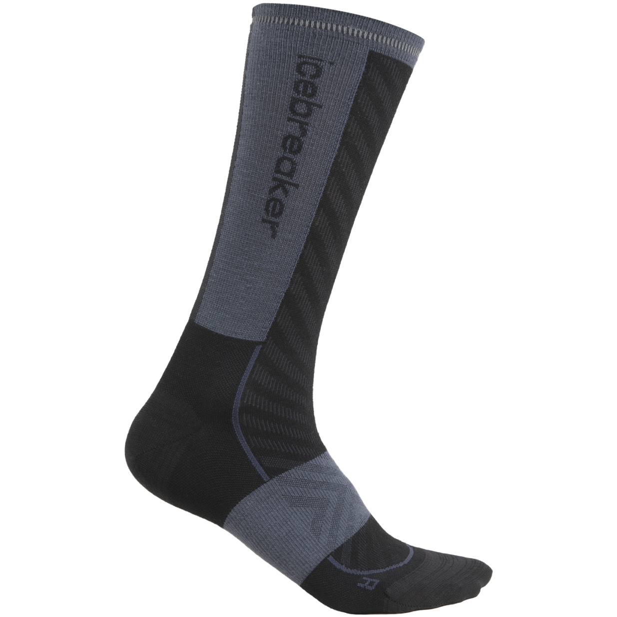 Produktbild von Icebreaker Merino Run+ Ultralight Socken Crew Damen - Schwarz/Graphite