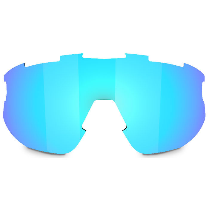 Picture of Bliz Fusion/Matrix Replacement Lens - Smoke With Blue Multi
