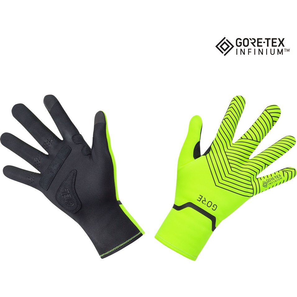 Picture of GOREWEAR C3 GORE-TEX INFINIUM™ Stretch Mid Gloves - neon yellow/black 0899