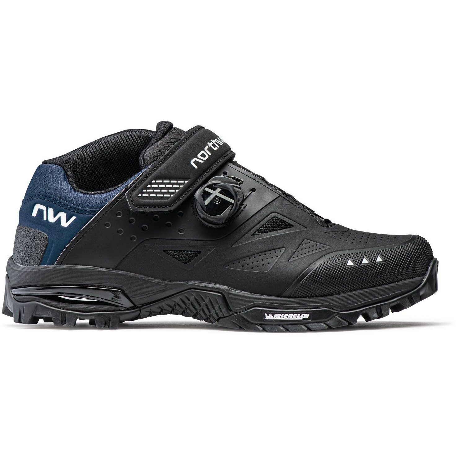Photo produit de Northwave Chaussures VTT - Enduro Mid 2 All Terrain - noir/dark blue 08